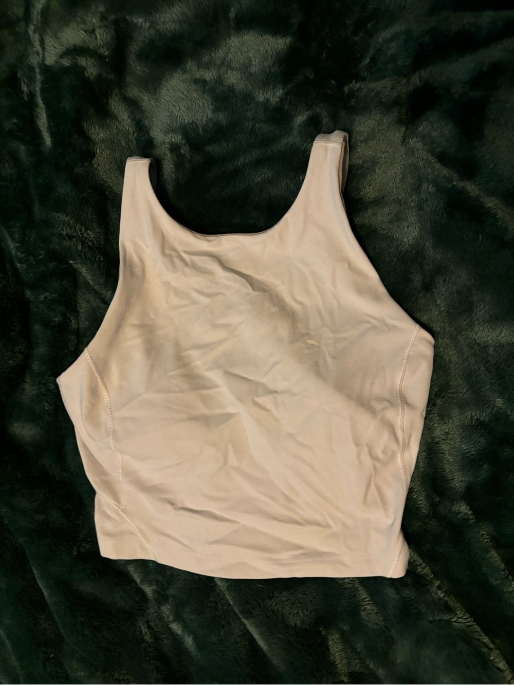 Lululemon White Sports Bra Size 4